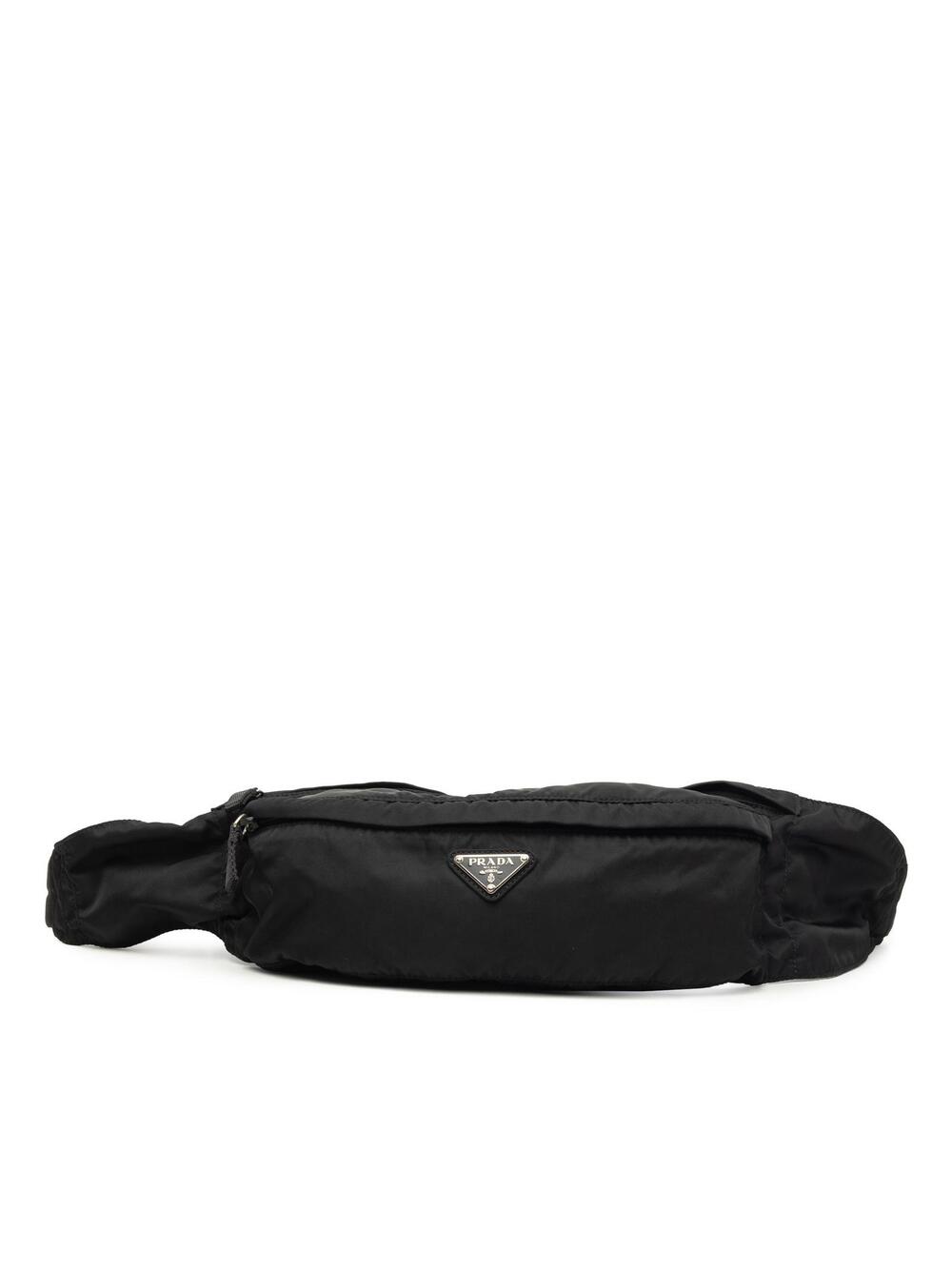 Prada Tessuto Belt Bag Pre-Loved Black #341383P71B